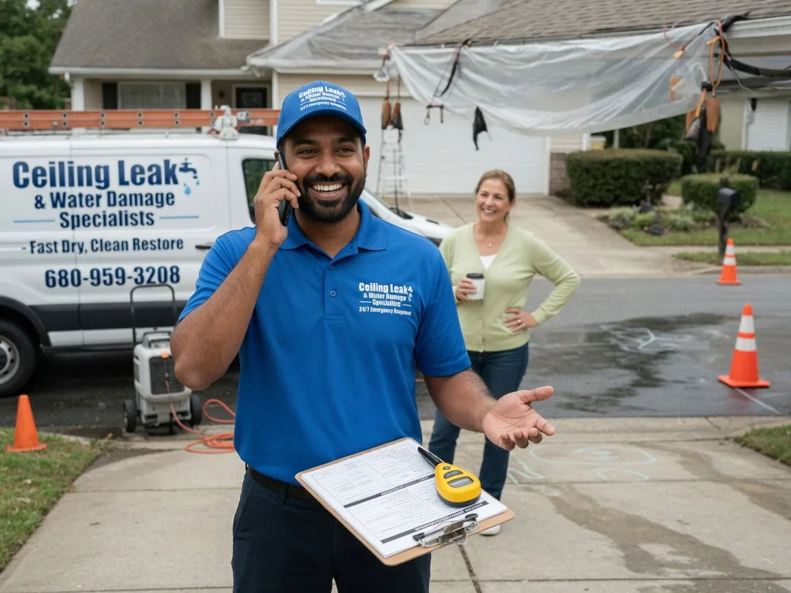 Ceiling Leak Cleanup Martins Ferry, OH FAQs